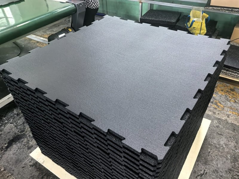 Sound waves leaking under a door